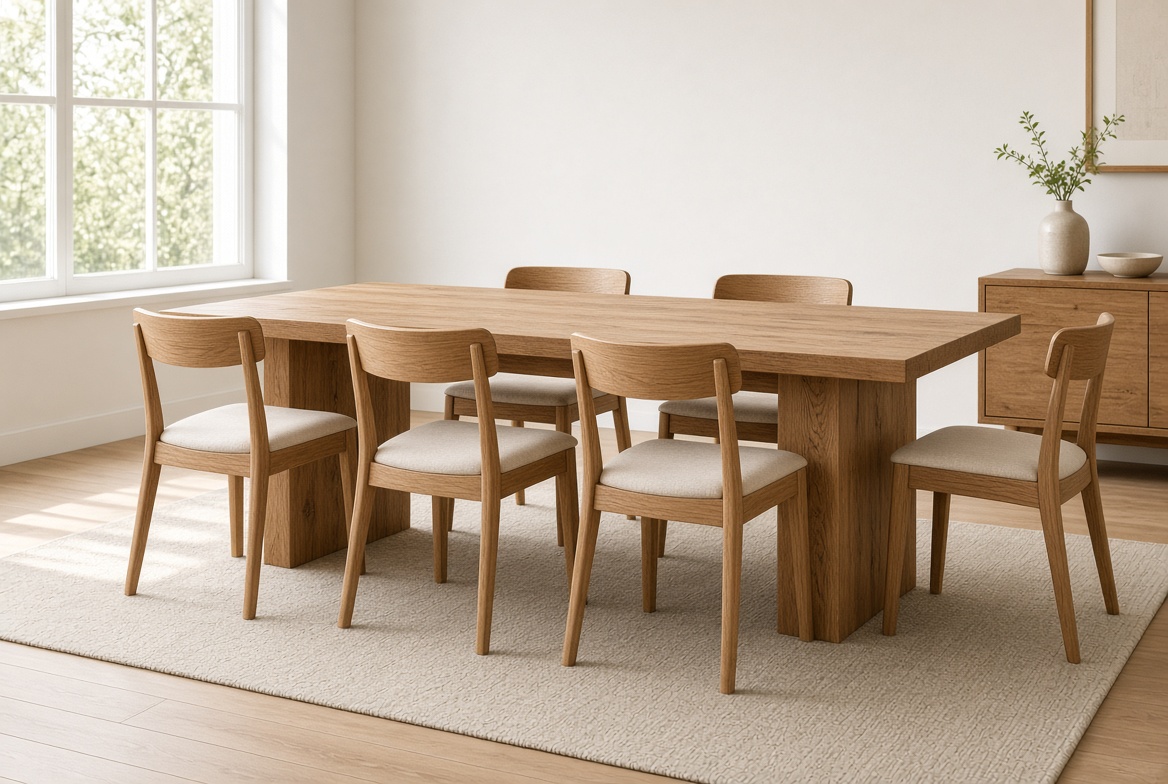 Extendable Wood Dining Table