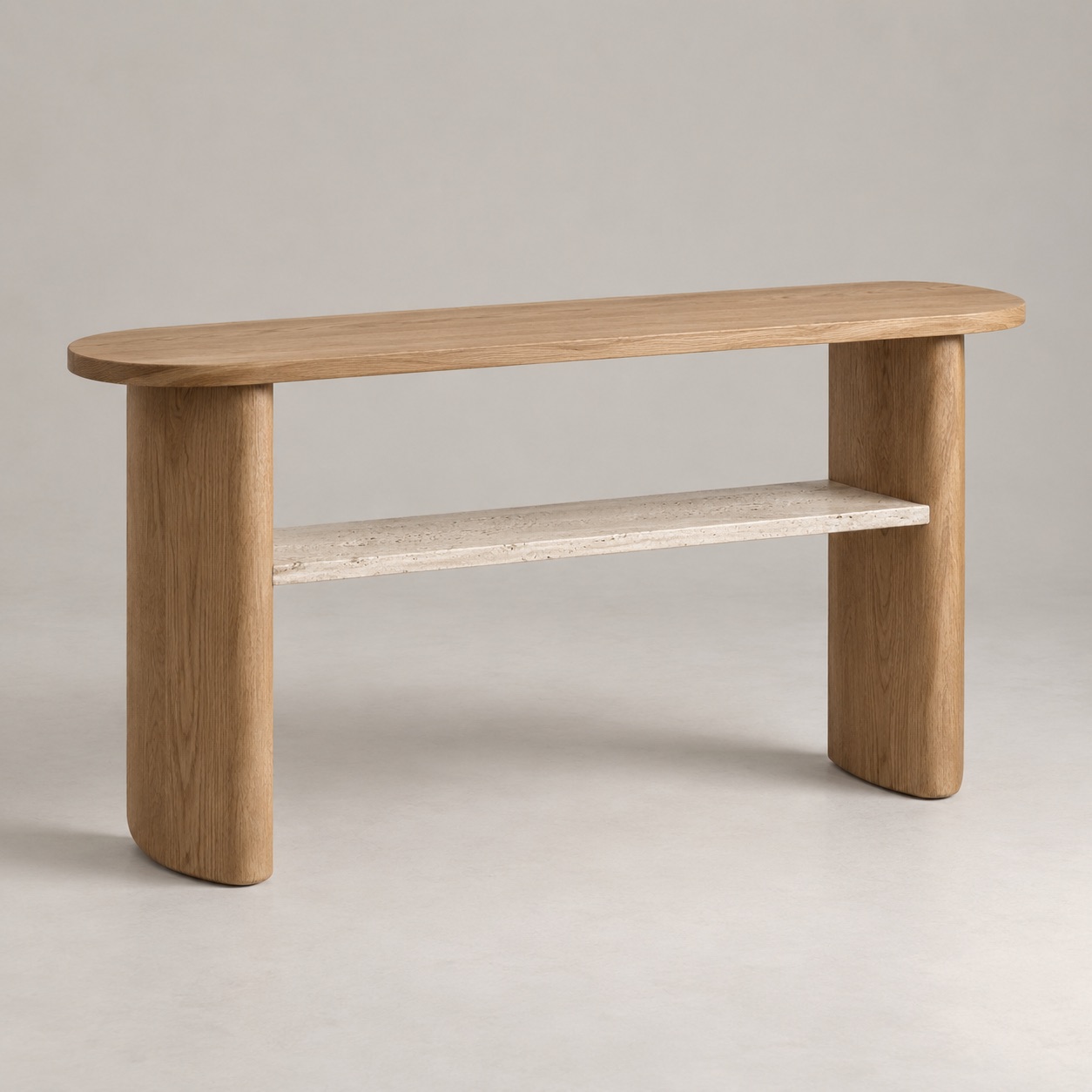 Long Wood Console Table