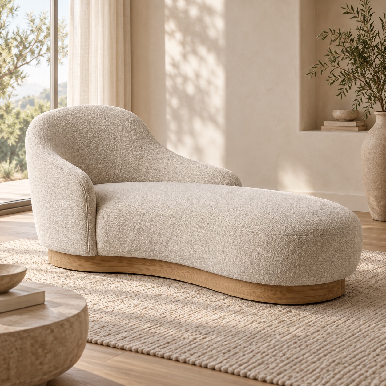 Upholstered Chaise Lounge
