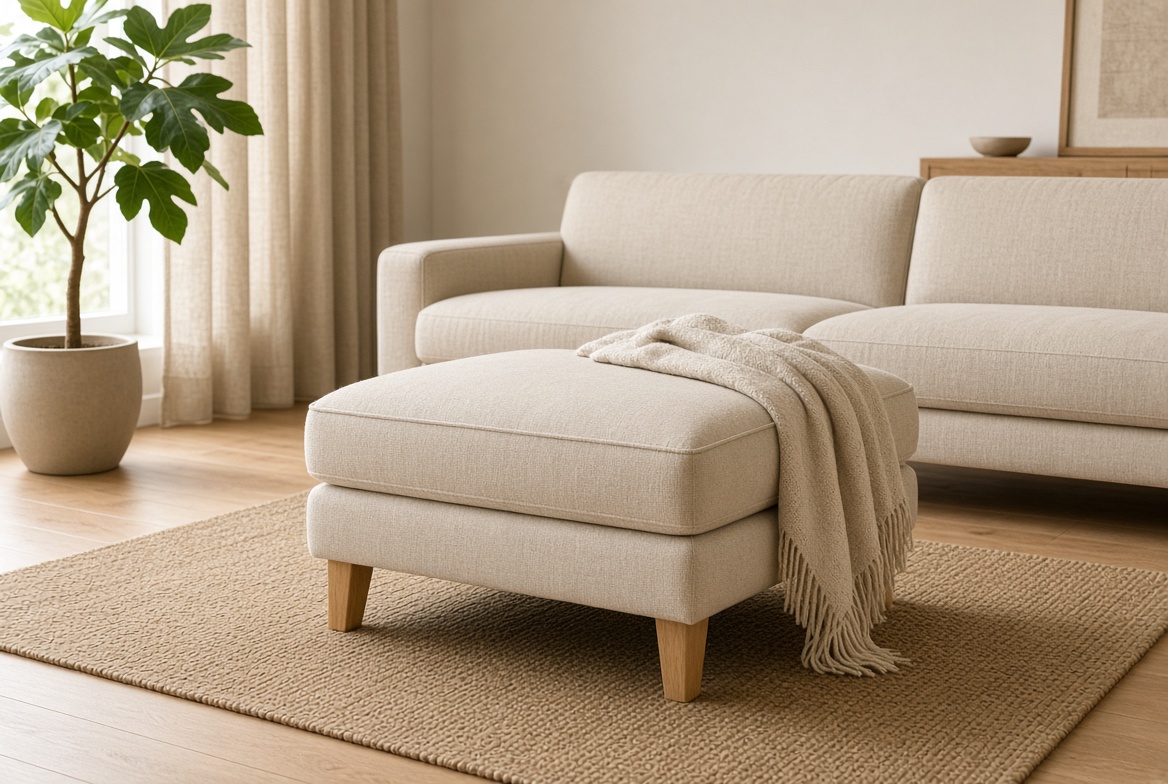 Upholstered Storage Ottoman