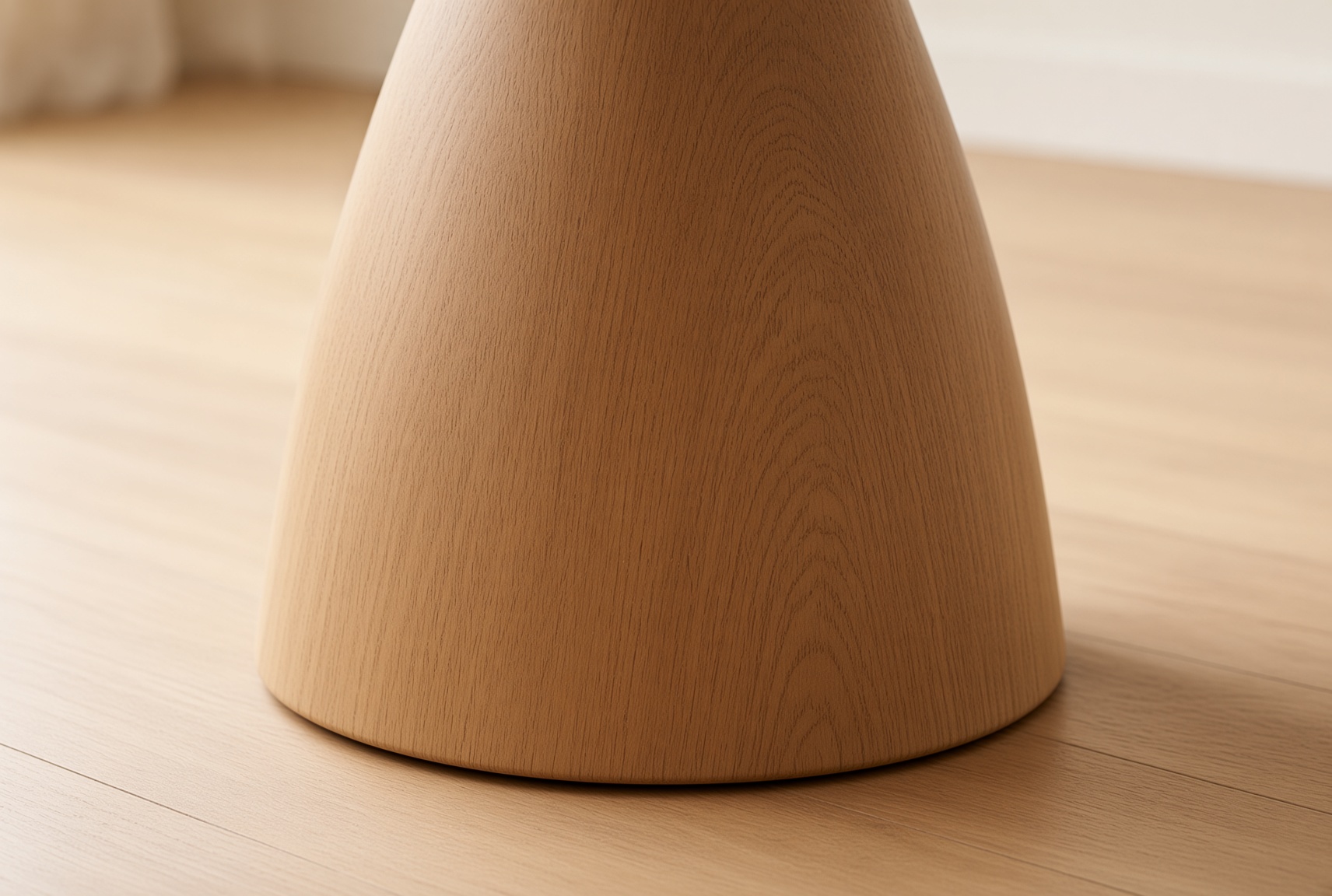 Round Wood Side Table Thumbnail 2